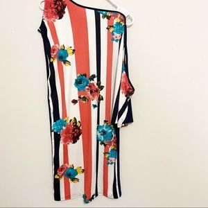 One shoulder tunic dress